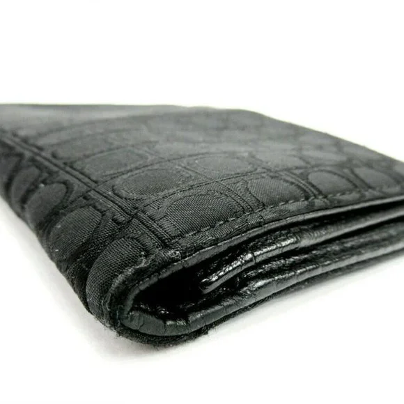 Salvatore ferragamo long pills Gunchini canvas ~ leather Auth used T10106 - Picture 4 of 8